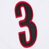 Men's Philadelphia 76ers #3 Allen Iverson White 2000 NBA All-Star Game Authentic Jersey