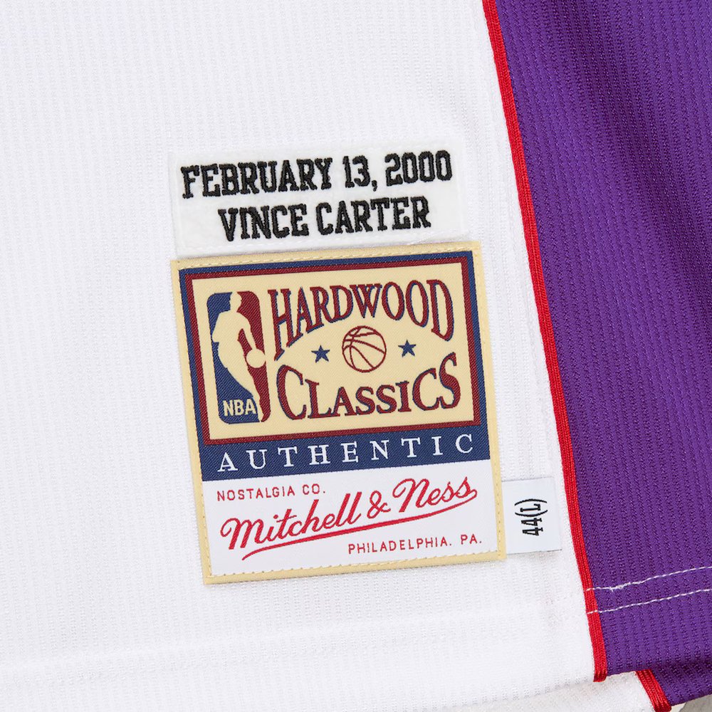 Men's Toronto Raptors #15 Vince Carter White 2000 NBA All-Star Game Authentic Jersey