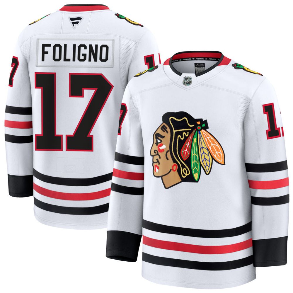 Youth Chicago Blackhawks #17 Nick Foligno White Away Jersey Youth Chicago Blackhawks #17 Nick Foligno White Away Jersey