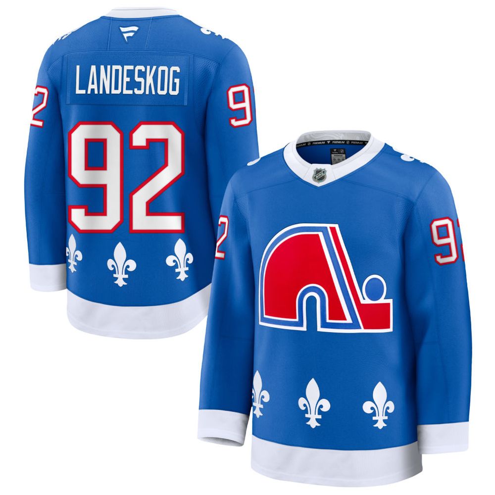 Youth Colorado Avalanche #92 Gabriel Landeskog Blue Alternate Heritage Jersey