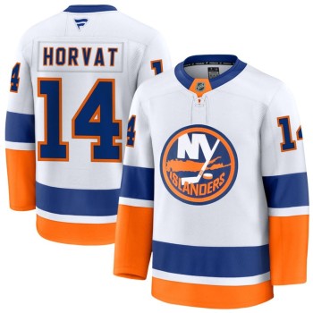 Youth New York Islanders #14 Bo Horvat White Away Jersey