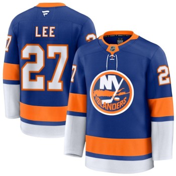 Youth New York Islanders #27 Anders Lee Royal Home Jersey