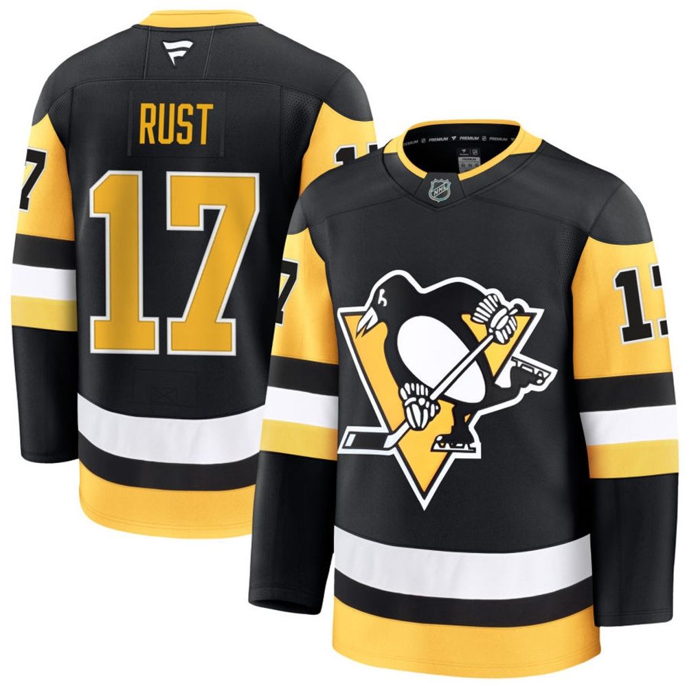 Youth Pittsburgh Penguins #17 Bryan Rust Black Home Jersey Youth Pittsburgh Penguins #17 Bryan Rust Black Home Jersey