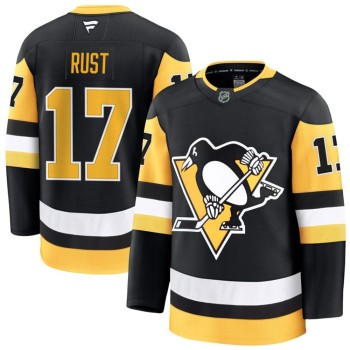 Youth Pittsburgh Penguins #17 Bryan Rust Black Home Jersey