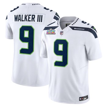 Men's Seattle Seahawks #9 Kenneth Walker III White Super Bowl LX Vapor F.U.S.E. Limited Stitched Jersey