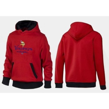 Minnesota Vikings Critical Victory Pullover Hoodie Red & Black