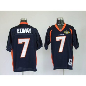 Mitchel & Ness Broncos #7 John Elway Blue With 2010 Super Bowl Patch Stitched Throwback NFL Jersey Mitchel & Ness Broncos #7 John Elway Blue With 2010 Super Bowl Patch Stitched Throwback NFL Jersey