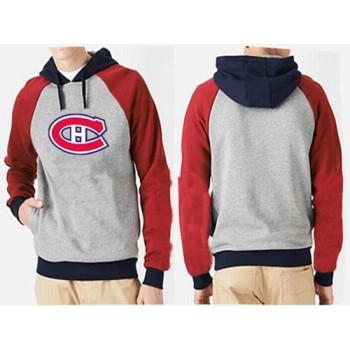 Montreal Canadiens Pullover Hoodie Grey & Red