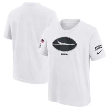 Youth New York Jets White 2024 Salute To Service T-Shirt