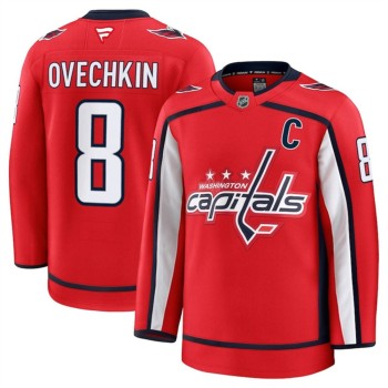 Youth Washington Capitals #8 Alexander Ovechkin Red 2024-25 Home Stitched Hockey Jersey
