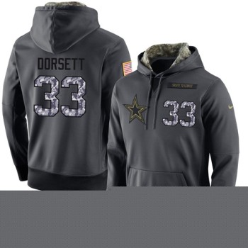 NFL Men's Dallas Cowboys #33 Tony Dorsett Stitched Black Anthracite Salute to Service Player Performance Hoodie NFL Men's Dallas Cowboys #33 Tony Dorsett Stitched Black Anthracite Salute to Service Player Performance Hoodie