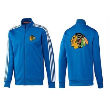 NHL Chicago Blackhawks Zip Jackets Blue-2 NHL Chicago Blackhawks Zip Jackets Blue-2