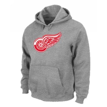 NHL Detroit Red Wings Big & Tall Logo Pullover Hoodie Grey NHL Detroit Red Wings Big & Tall Logo Pullover Hoodie Grey