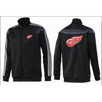 NHL Detroit Red Wings Zip Jackets Black-2 NHL Detroit Red Wings Zip Jackets Black-2