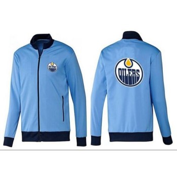 NHL Edmonton Oilers Zip Jackets Light Blue NHL Edmonton Oilers Zip Jackets Light Blue