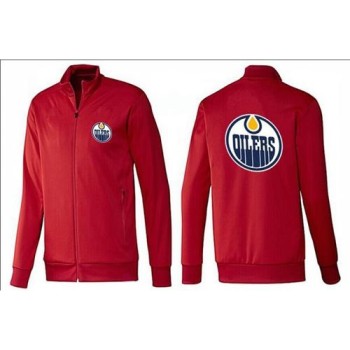 NHL Edmonton Oilers Zip Jackets Red NHL Edmonton Oilers Zip Jackets Red