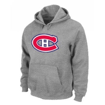 NHL Montreal Canadiens Big & Tall Logo Pullover Hoodie Grey NHL Montreal Canadiens Big & Tall Logo Pullover Hoodie Grey