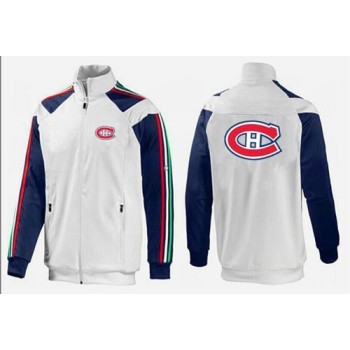 NHL Montreal Canadiens Zip Jackets White-1 NHL Montreal Canadiens Zip Jackets White-1