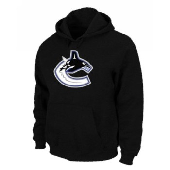 NHL Vancouver Canucks Big & Tall Logo Pullover Hoodie Black NHL Vancouver Canucks Big & Tall Logo Pullover Hoodie Black