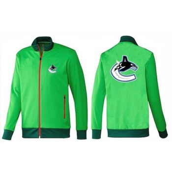 NHL Vancouver Canucks Zip Jackets Green-1 NHL Vancouver Canucks Zip Jackets Green-1