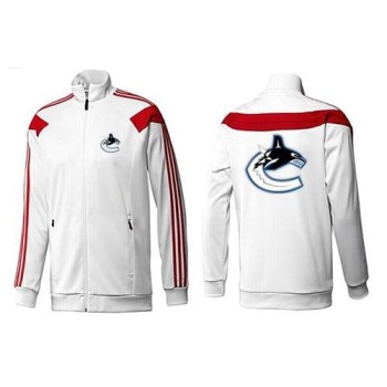 NHL Vancouver Canucks Zip Jackets White-1