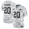 Men's Detroit Lions #20 Barry Sanders Arctic Camo 2024 Salute to Service Retired Player Limited Jersey