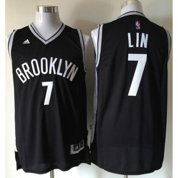 Nets #7 Jeremy Lin Black Road Stitched NBA Jersey Nets #7 Jeremy Lin Black Road Stitched NBA Jersey