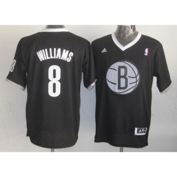 Nets #8 Deron Williams Black 2013 Christmas Day Swingman Stitched NBA Jersey