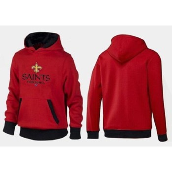New Orleans Saints Critical Victory Pullover Hoodie Red & Black