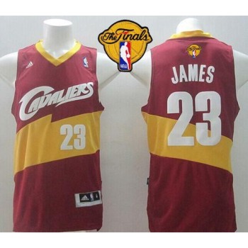 New Revolution 30 Cavaliers #23 LeBron James Red The Finals Patch Stitched NBA Jersey New Revolution 30 Cavaliers #23 LeBron James Red The Finals Patch Stitched NBA Jersey