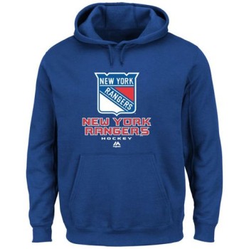 New York Rangers Majsetic Critical Victory VIII Pullover Hoodie Royal Blue New York Rangers Majsetic Critical Victory VIII Pullover Hoodie Royal Blue