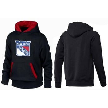 New York Rangers Pullover Hoodie Black & Red New York Rangers Pullover Hoodie Black & Red