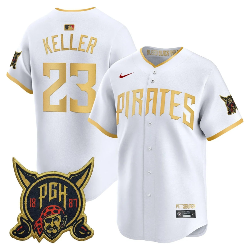Men's Pittsburgh Pirates #23 Mitch Keller White 2026 City Connect Jersey