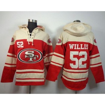 49ers #52 Patrick Willis Red Sawyer Hoodie Sweatshirt NFL Hoodie 49ers #52 Patrick Willis Red Sawyer Hoodie Sweatshirt NFL Hoodie