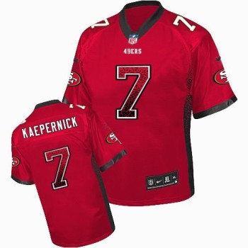 49ers #7 Colin Kaepernick Red Team Color Youth Stitched NFL Elite Drift Fashion Jersey 49ers #7 Colin Kaepernick Red Team Color Youth Stitched NFL Elite Drift Fashion Jersey