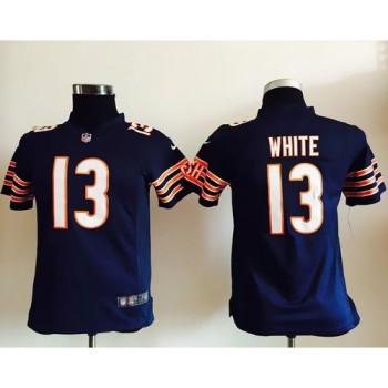 Bears #13 Kevin White Navy Blue Team Color Youth Stitched NFL Elite Jersey Bears #13 Kevin White Navy Blue Team Color Youth Stitched NFL Elite Jersey