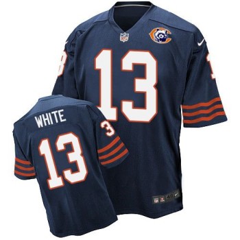 Bears #13 Kevin White Navy Blue Throwback Men's Stitched NFL Elite Jersey Bears #13 Kevin White Navy Blue Throwback Men's Stitched NFL Elite Jersey
