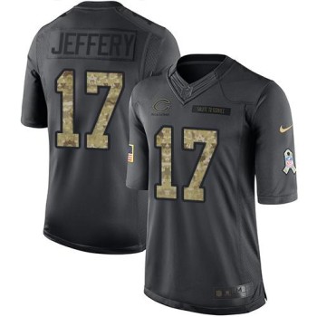 Bears #17 Alshon Jeffery Black Youth Stitched NFL Limited 2016 Salute to Service Jersey Bears #17 Alshon Jeffery Black Youth Stitched NFL Limited 2016 Salute to Service Jersey