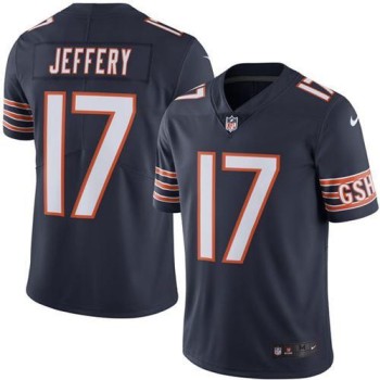 Bears #17 Alshon Jeffery Navy Blue Men's Stitched NFL Limited Rush Jersey Bears #17 Alshon Jeffery Navy Blue Men's Stitched NFL Limited Rush Jersey