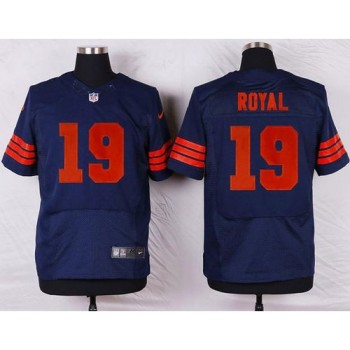 Bears #19 Eddie Royal Navy Blue 1940s Throwback Men's Stitched NFL Elite Jersey Bears #19 Eddie Royal Navy Blue 1940s Throwback Men's Stitched NFL Elite Jersey