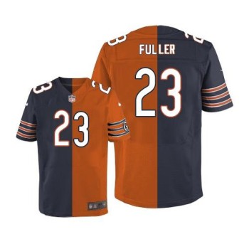 Bears #23 Kyle Fuller Navy Blue/Orange Men's Stitched NFL Elite Split Jersey Bears #23 Kyle Fuller Navy Blue/Orange Men's Stitched NFL Elite Split Jersey