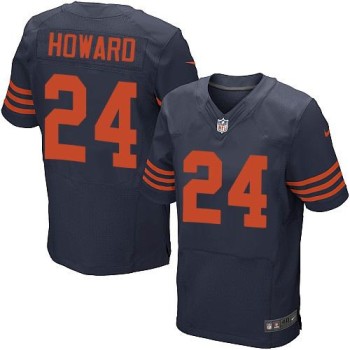 Bears #24 Jordan Howard Navy Blue Men's Stitched NFL 1940s Throwback Elite Jersey Bears #24 Jordan Howard Navy Blue Men's Stitched NFL 1940s Throwback Elite Jersey