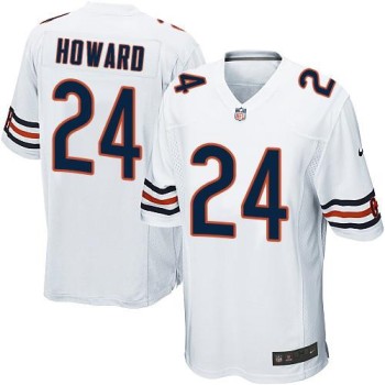 Bears #24 Jordan Howard White Youth Stitched NFL Elite Jersey