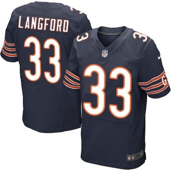 Bears #33 Jeremy Langford Navy Blue Team Color Men's Stitched NFL Elite Jersey Bears #33 Jeremy Langford Navy Blue Team Color Men's Stitched NFL Elite Jersey