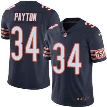 Bears #34 Walter Payton Navy Blue Youth Stitched NFL Limited Rush Jersey Bears #34 Walter Payton Navy Blue Youth Stitched NFL Limited Rush Jersey
