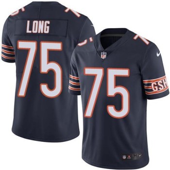 Bears #75 Kyle Long Navy Blue Men's Stitched NFL Limited Rush Jersey Bears #75 Kyle Long Navy Blue Men's Stitched NFL Limited Rush Jersey