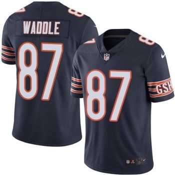 Bears #87 Tom Waddle Navy Blue Men's Stitched NFL Limited Rush Jersey Bears #87 Tom Waddle Navy Blue Men's Stitched NFL Limited Rush Jersey