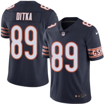 Bears #89 Mike Ditka Navy Blue Men's Stitched NFL Limited Rush Jersey Bears #89 Mike Ditka Navy Blue Men's Stitched NFL Limited Rush Jersey