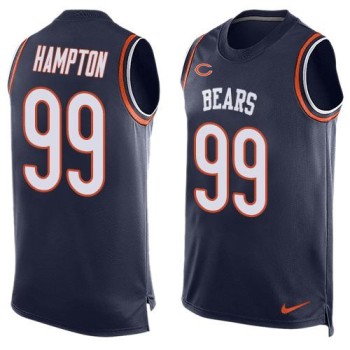 Bears #99 Dan Hampton Navy Blue Team Color Men's Stitched NFL Limited Tank Top Jersey Bears #99 Dan Hampton Navy Blue Team Color Men's Stitched NFL Limited Tank Top Jersey