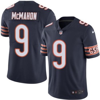 Bears #9 Jim McMahon Navy Blue Men's Stitched NFL Limited Rush Jersey Bears #9 Jim McMahon Navy Blue Men's Stitched NFL Limited Rush Jersey